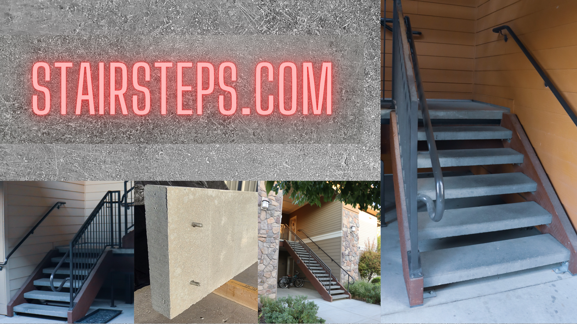 concrete exterior stairs are Durable, Safe, Affordable and Available.